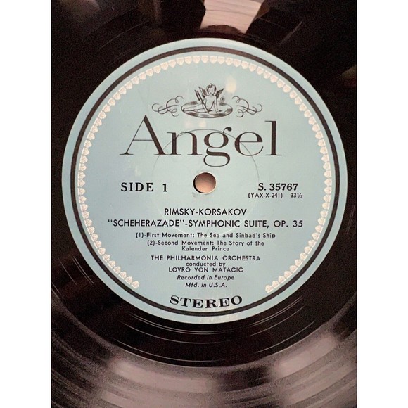 Rimsky Korsakov Scheherazade Philharmonia Orchestra Lovro Von Matacic VG+ LP - Picture 5 of 7